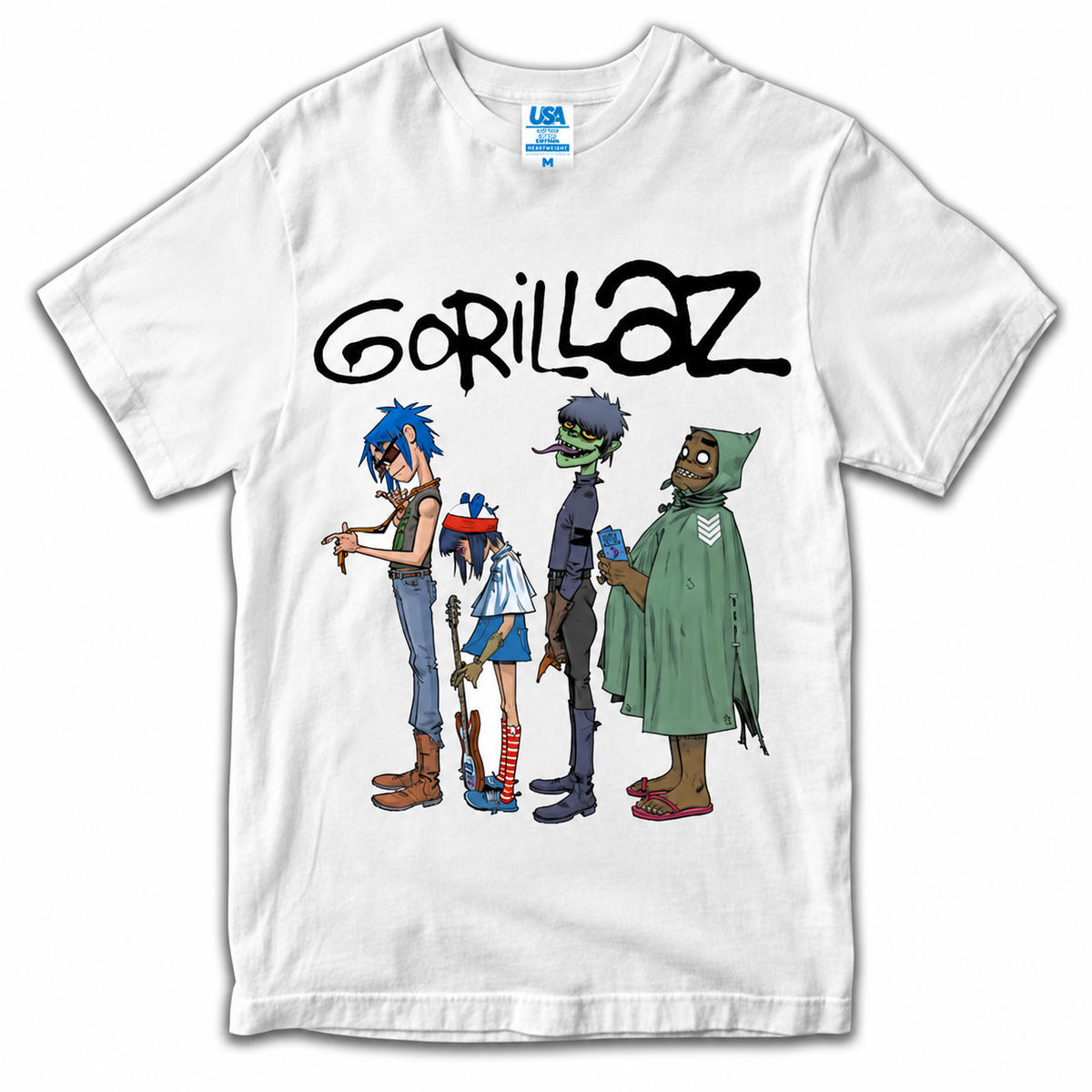 Camiseta Gorillaz Band