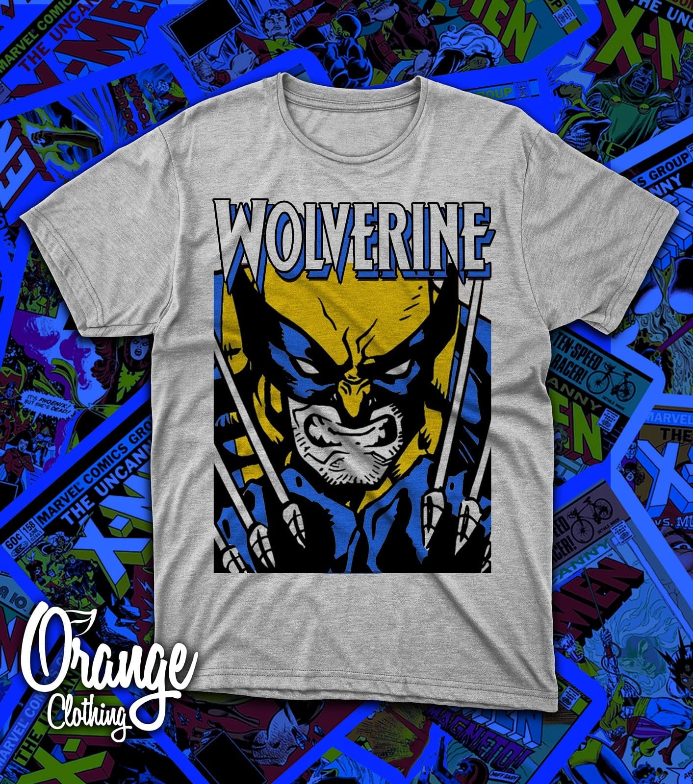 Camiseta Wolverine Gris