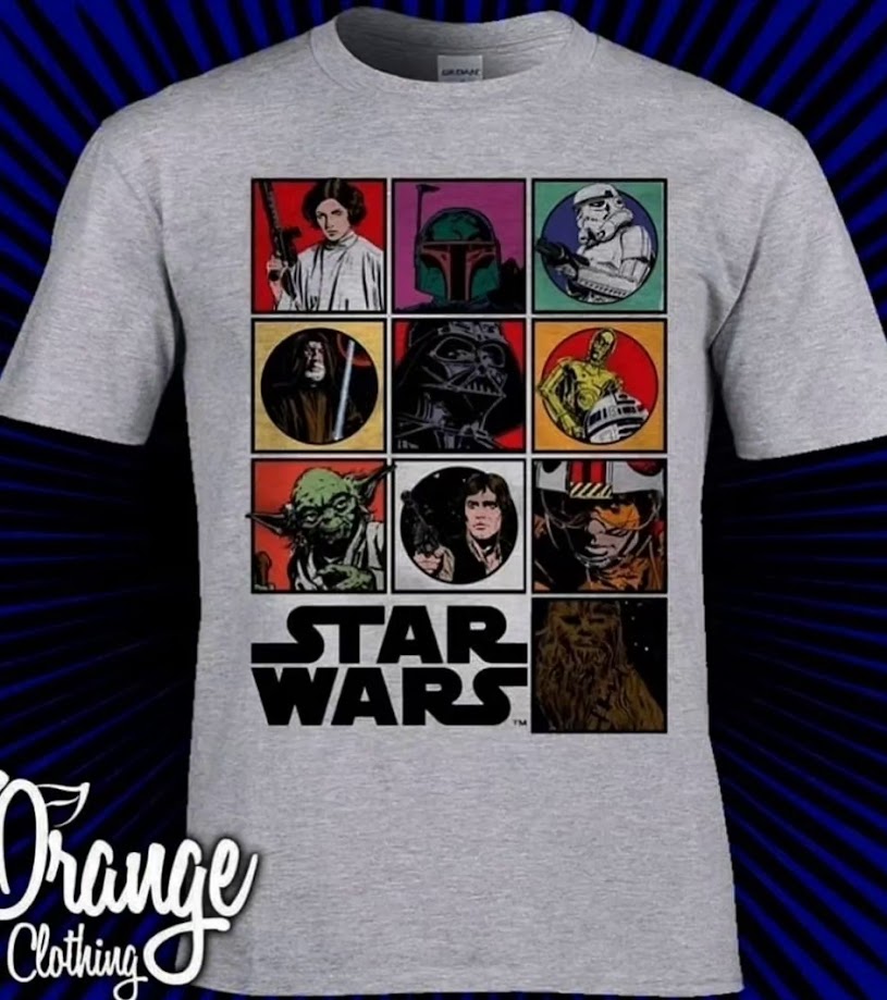 Camiseta Star Wars Pop