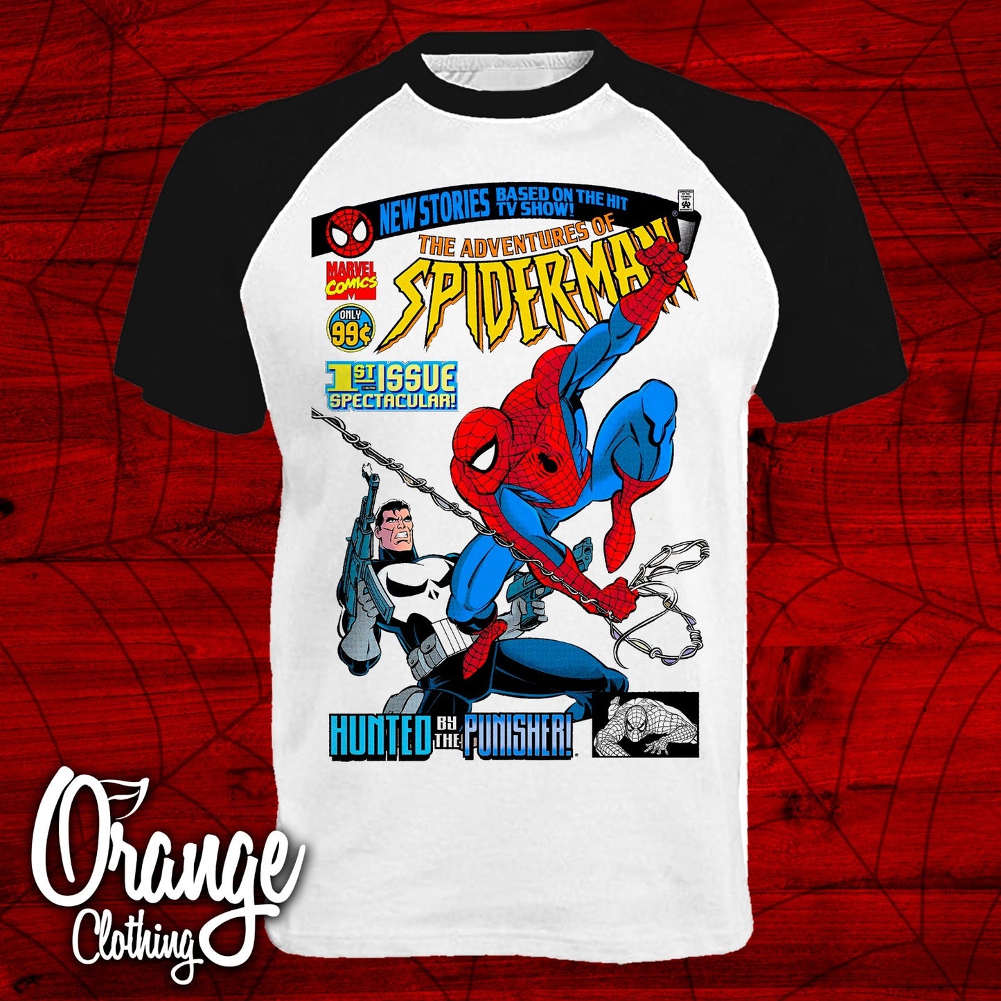 Camiseta Amazing Spider Man - Hunted by The Punisher