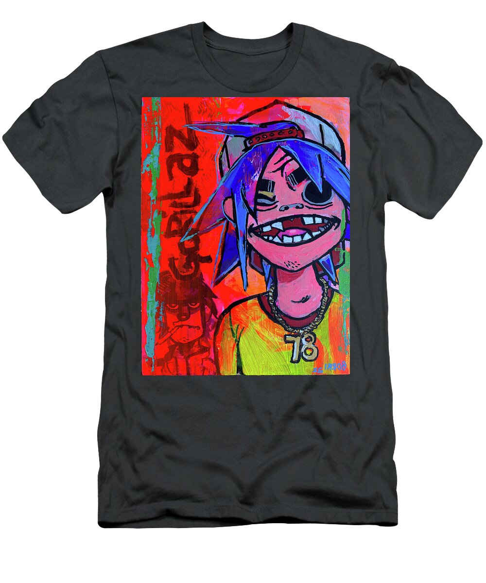 Camiseta Gorillaz 2-D