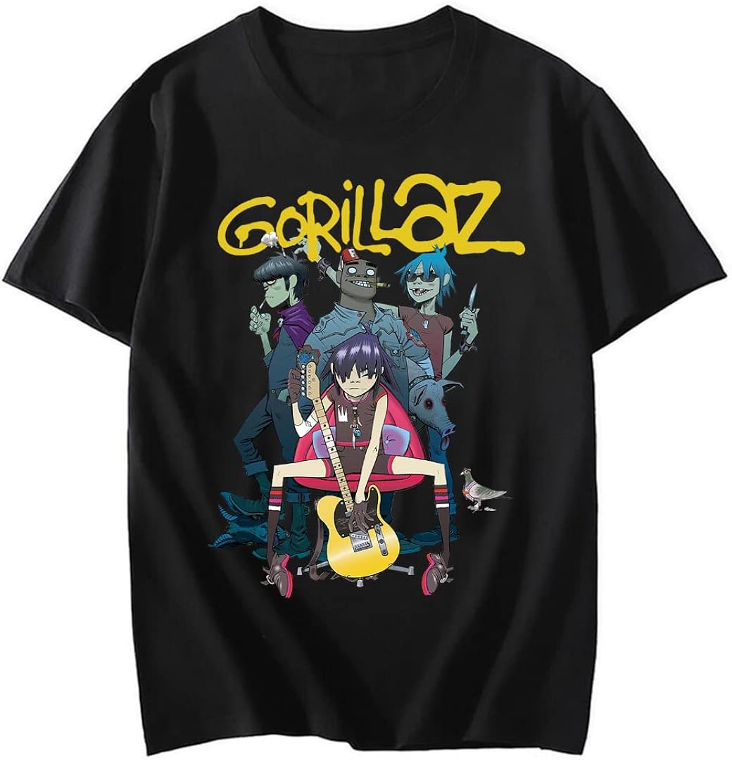 Camiseta Gorillaz Guitar