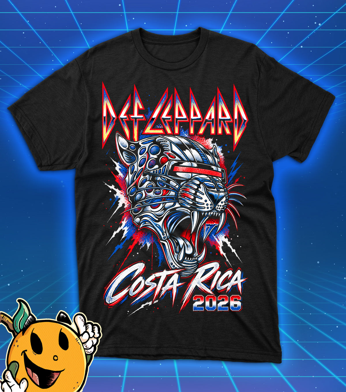 Camiseta Def Leppard Costa Rica