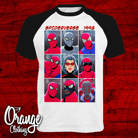 Camiseta Spiderverse '98