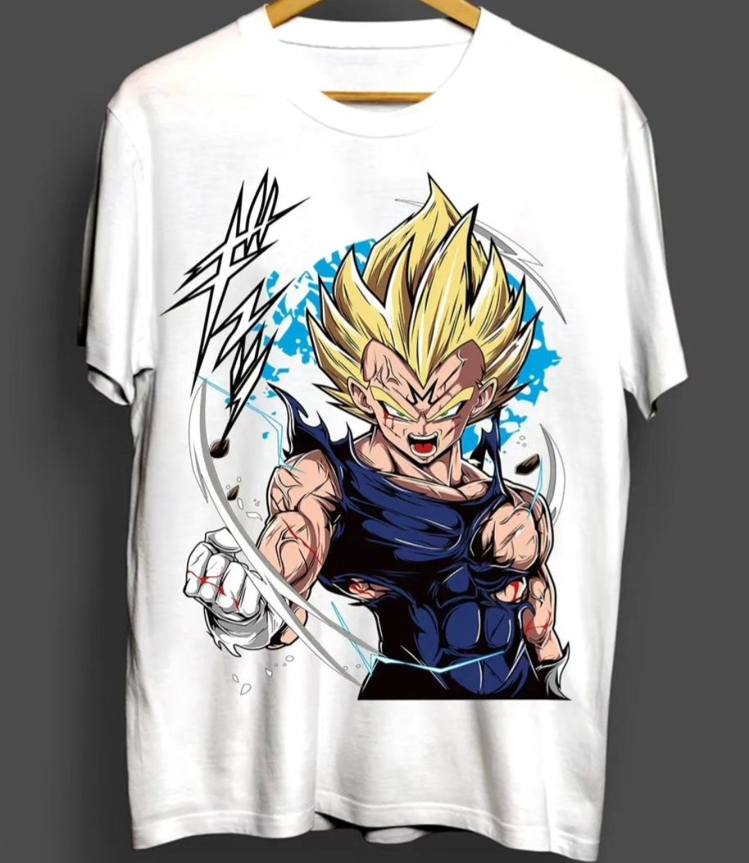 Camiseta Majin Vegeta Manga