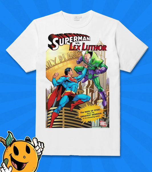 Camiseta Superman vs Lex Luthor