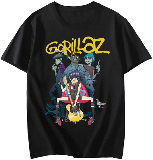 Camiseta Gorillaz Guitar