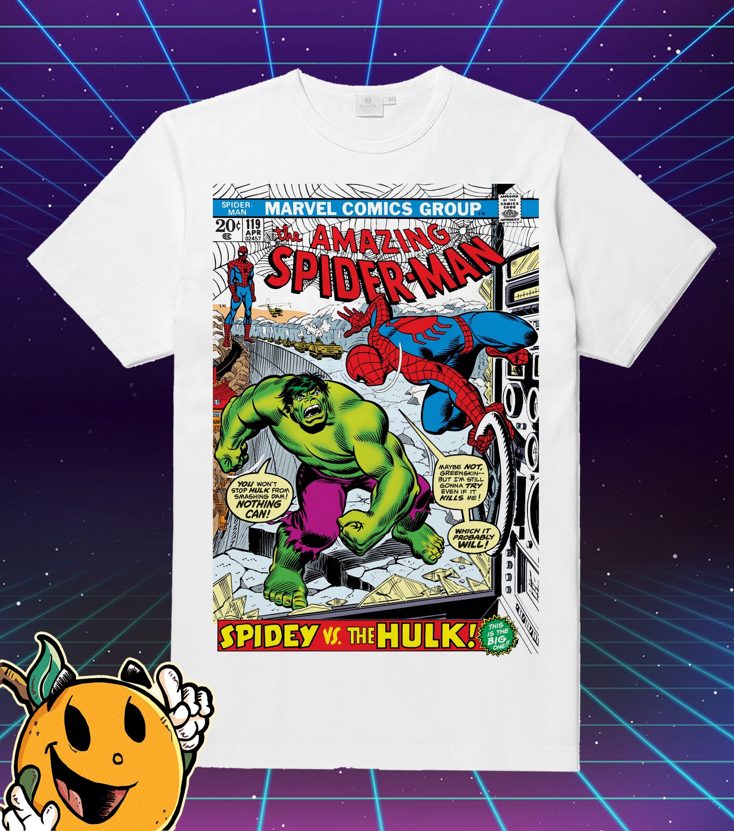 Camiseta Spider Man vs Hulk
