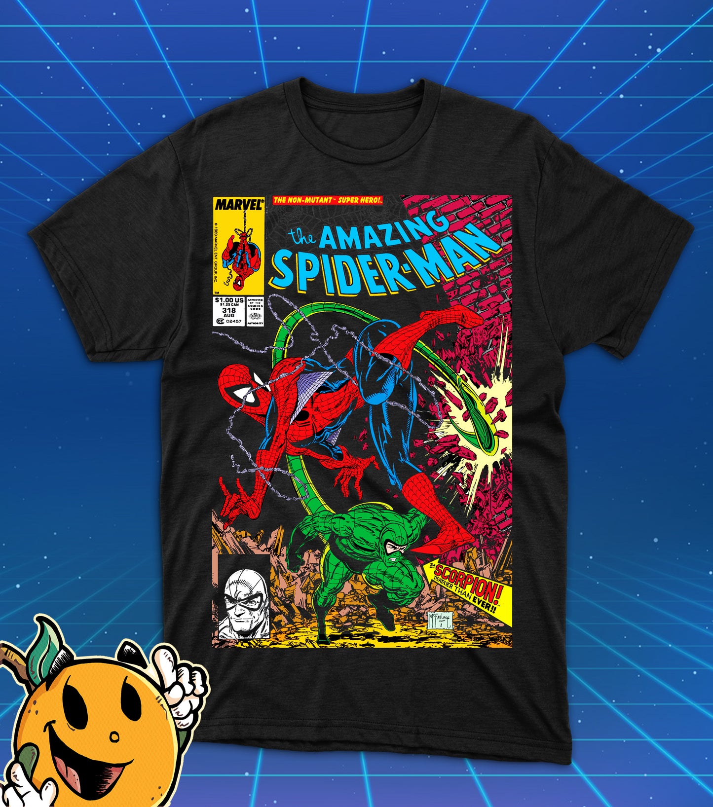Camiseta Spider Man vs Scorpion