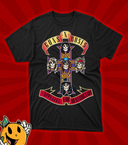 Camiseta Guns n' Roses - Appetite for Destruction