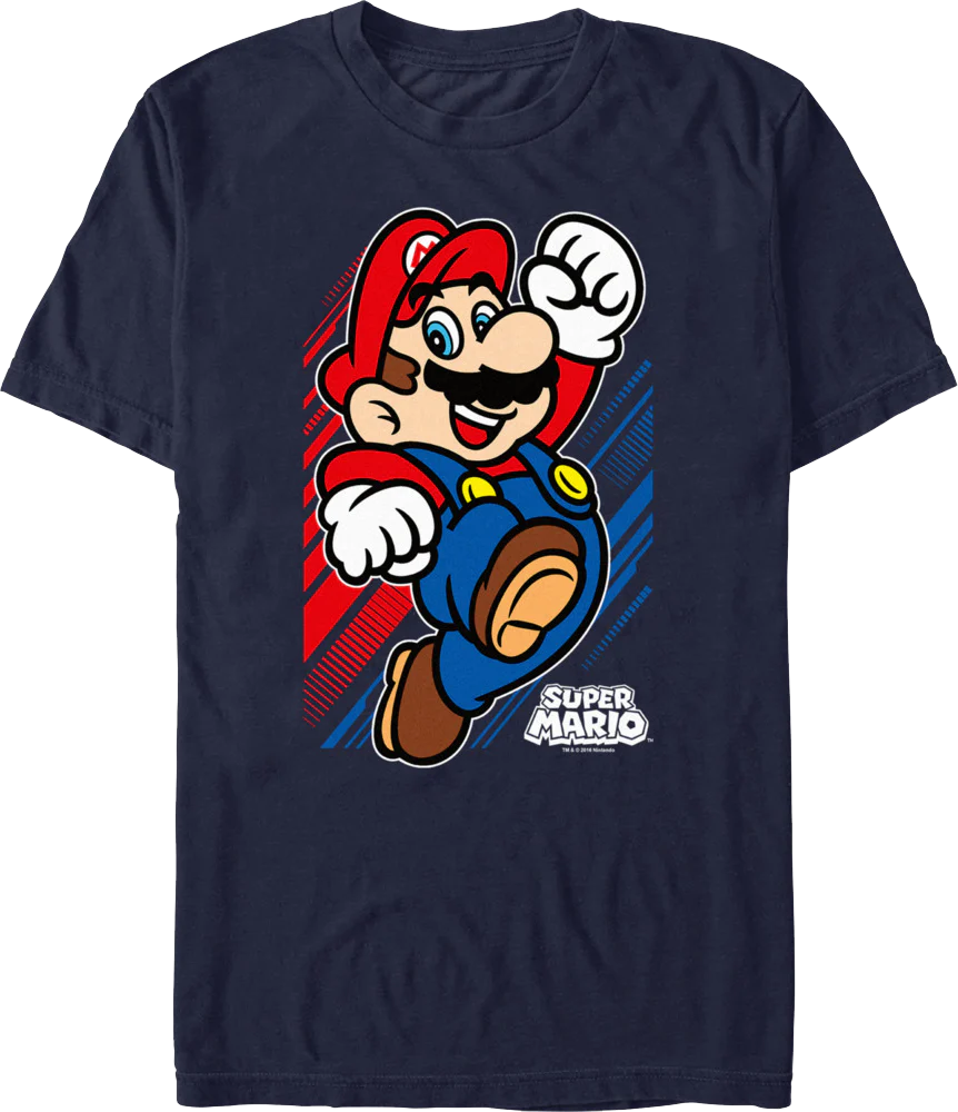 Camiseta Super Mario Jumping