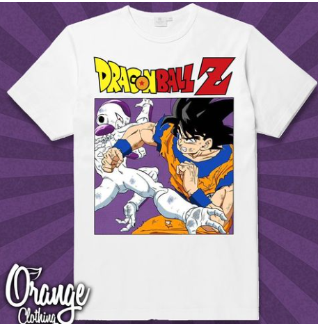 Camiseta Goku vs Freezer